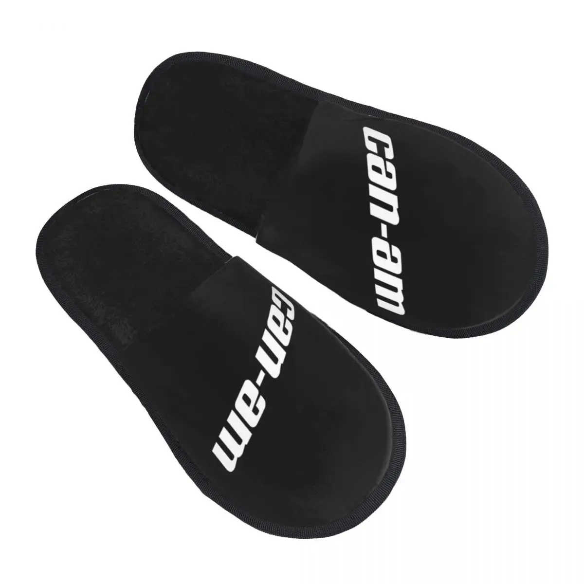 Custom Print Women Motorcycle BRP Can-Am Print House Slippers Soft Warm Memory Foam Fluffy Slipper Indoor Outdoor Shoes