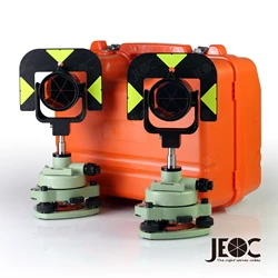 JEOC Professional Traverse Prism Kit with Dual GPR121 for Leica Total Station, Land Surveying Equipment Accessories