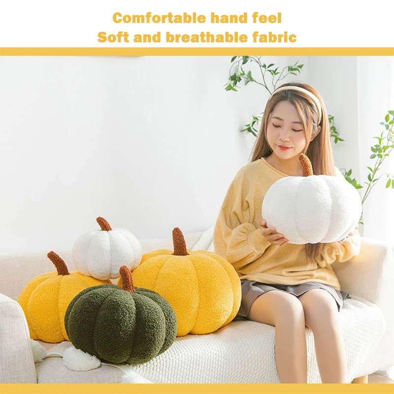 Halloween Plush Cushion Covers  Large Decorative Pumpkin For Home Decor Pools Onahole Things To The Room Body Pillow Offers Hug