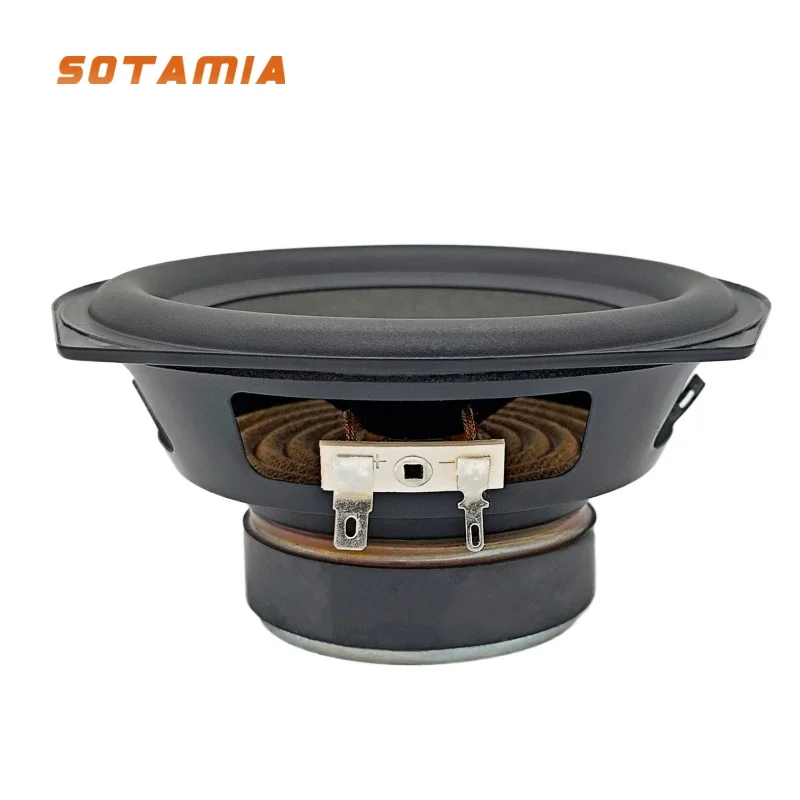 SOTAMIA 1Pcs 5.25 Inch Subwoofer 4 Ohm 30W Woofer Speaker Super Bass HIFI Bookshelf Loudspeaker DIY Square Dance Outdoor Audio