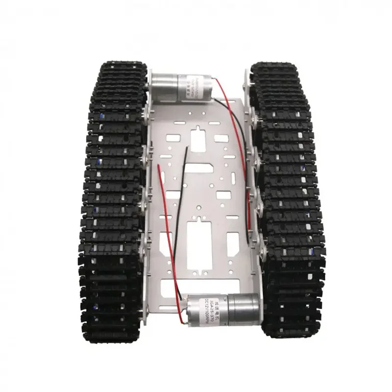 DIY Electric Crawler Aluminum RC Robot Metal Tank Car Chassis Kit 52939