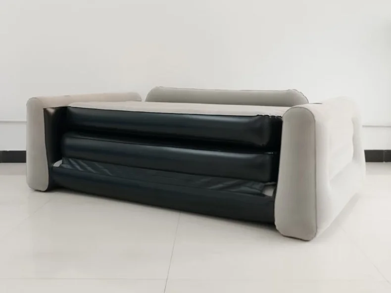Hot-Selling Foldable Inflatable Eco-Friendly PVC Modern Sofa Bed Recliner For Children's Bedroom Sleeping view 5