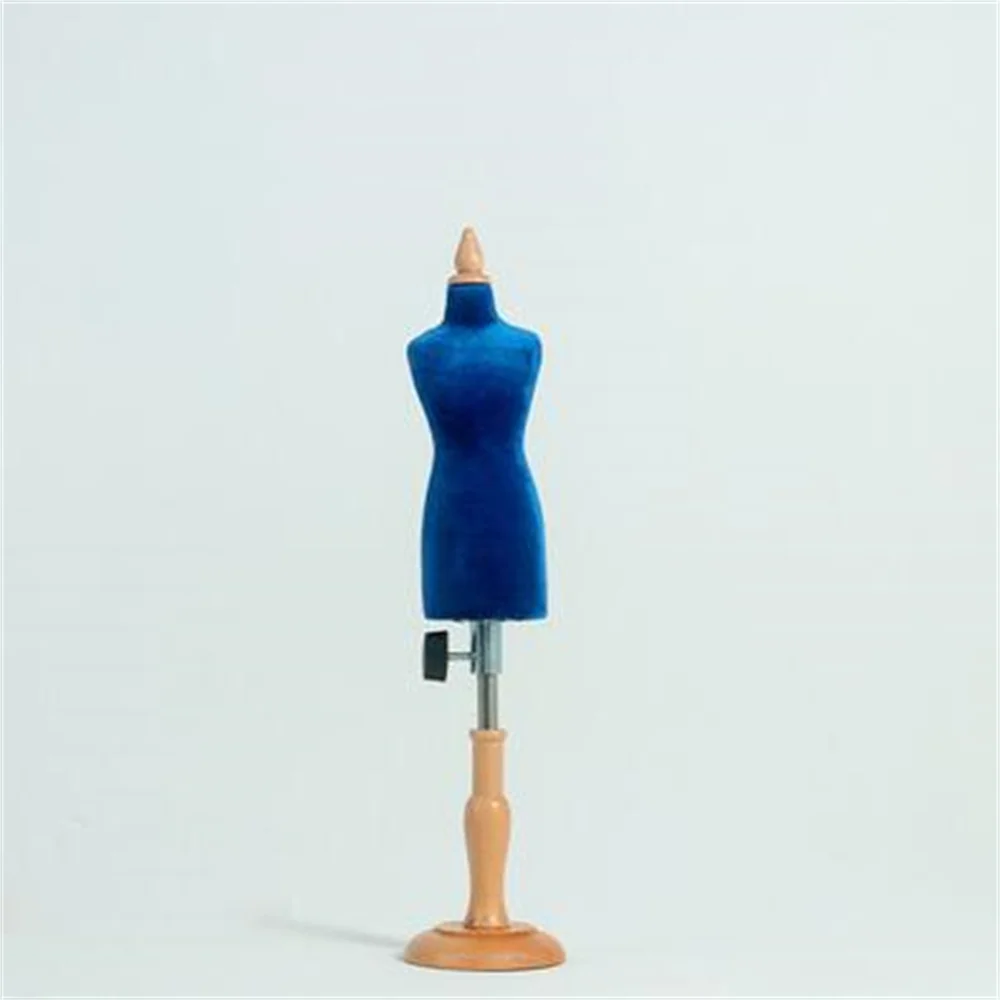 Female Half Body Cloth Mannequin, Professional Scale Teaching Tailor Wood, Manikin Disk Base, Can Pin, 1/4 Sewing Jewellery