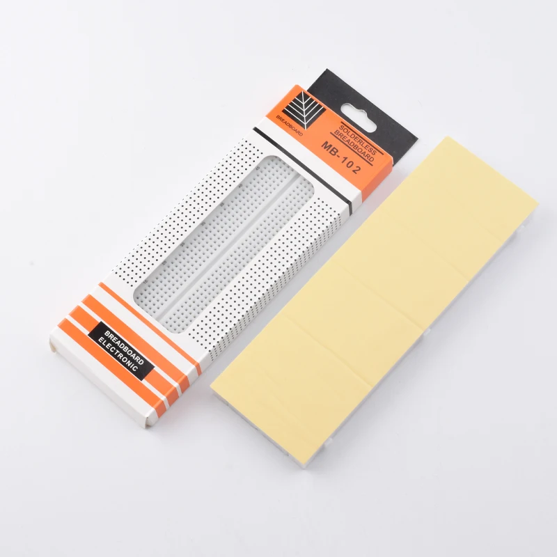 Snvi 830 Points Breadboard MB-102 Solderless Bread Board Large PCB 165x56mm for Arduino ESP32 Raspberry Pi DIY Protoboard image 2