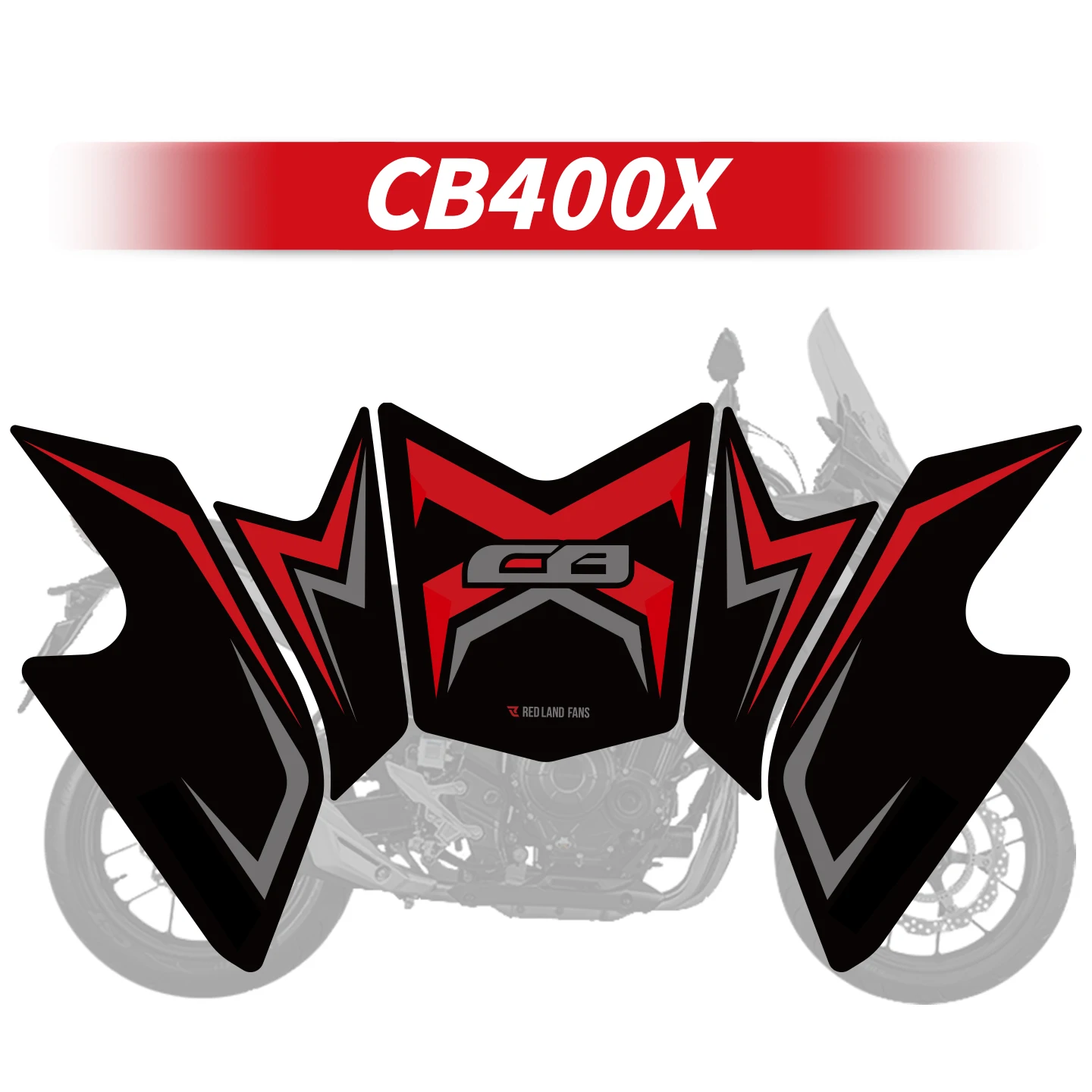 

For HONDA CB400X Fuel Tank Protection Stickers Kits Of Motorcycle Accessories Gas Fuel Pad Decoration Refit Decals