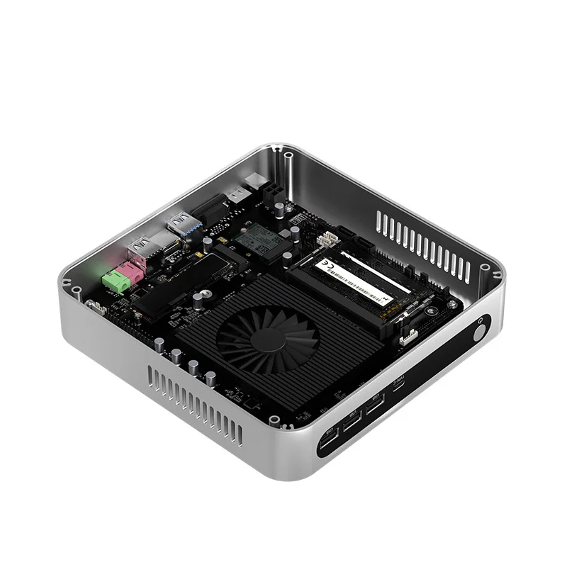 رباعي النواة N5095 4GB 8GB DDR4 M.2 128GB HD-MI VGA NUC Mini Box كمبيوتر مكتبي #3