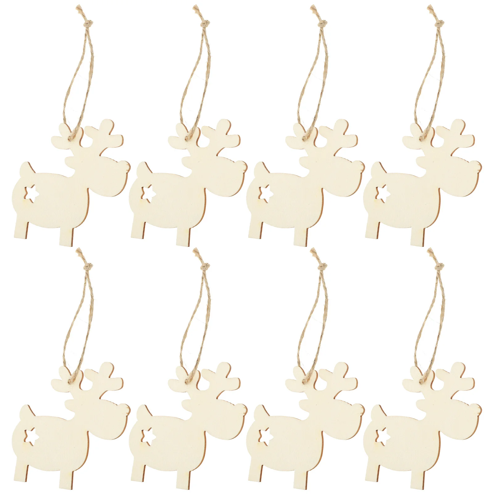 30 قطعة من المعلقات الخشبية لعيد الميلاد يمكنك صنعها بنفسك علامات غير مطلية مع حبل للتعليق على شجرة جدار الشرفة زينة عيد الميلاد وحرف العطلات