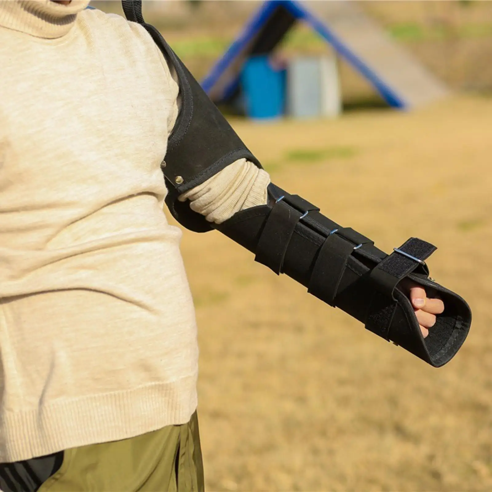 

Dog Training Arm Sleeve Bite Protection Arm Guard Thick Synthetic Leather