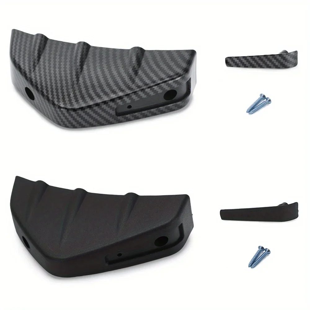 1PC Universal Car Rear Bumper Diffuser Spoiler Abs Anti-collision Texture Rear Lip Spoiler For Sedan and SUV