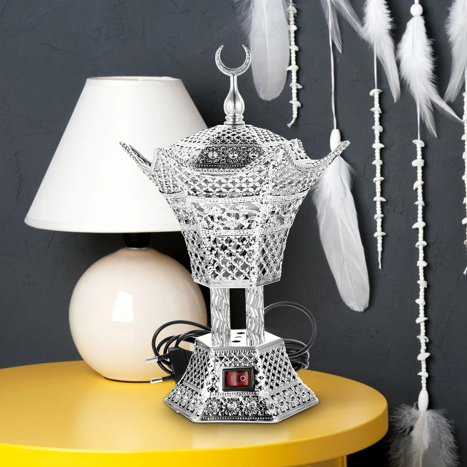 

Electric Censer Retro Decor Iron Plug Household Electric Incense Burner Retro Incense Burner In Aroma Household Reusable