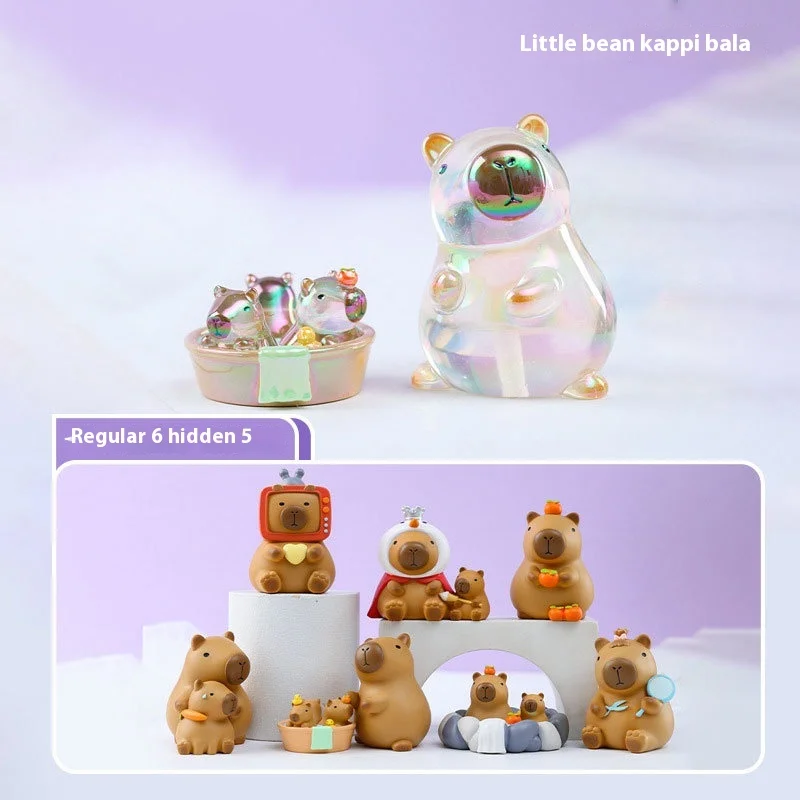 New White Puppy Blind Box Creative Children'S Toy Gift Small Ornaments Desktop Decoration Resin Creative Gift Toy Wholesale