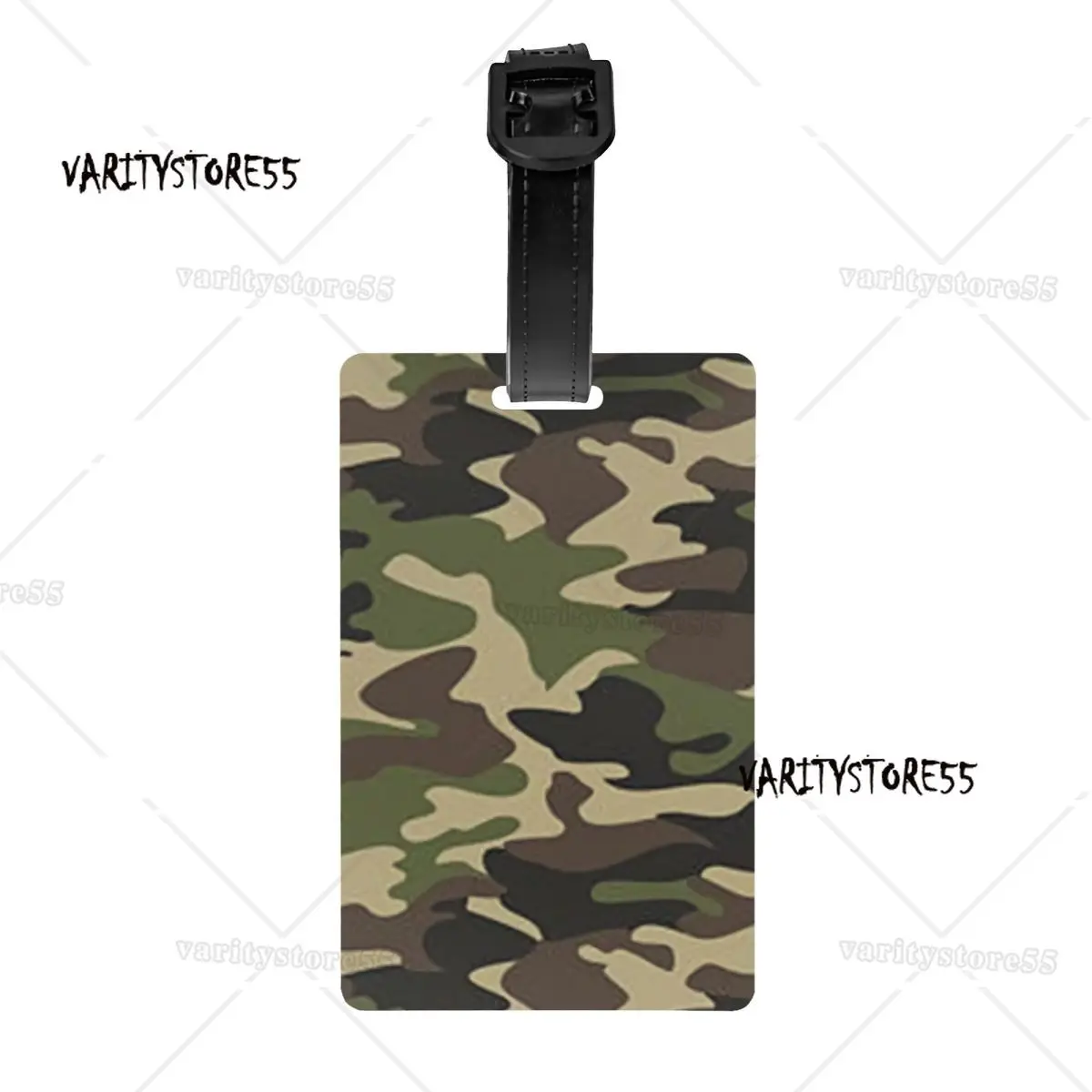 Camo Camouflage Luggage Tag Military Tactical Suitcase Baggage Privacy Cover ID Label