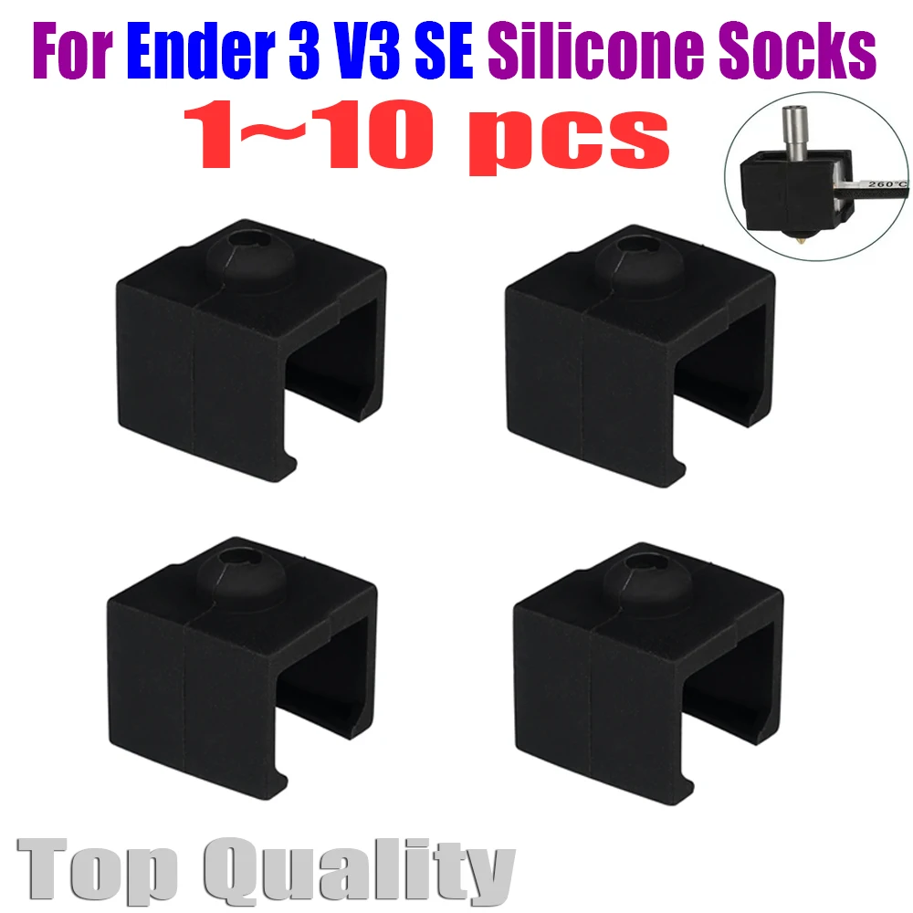 Silicone Socks For Ender 3 V3 SE Heating Block Cover Hotend Heat Insulation Case For Creality Ender3 V3 SE Silicone Socks