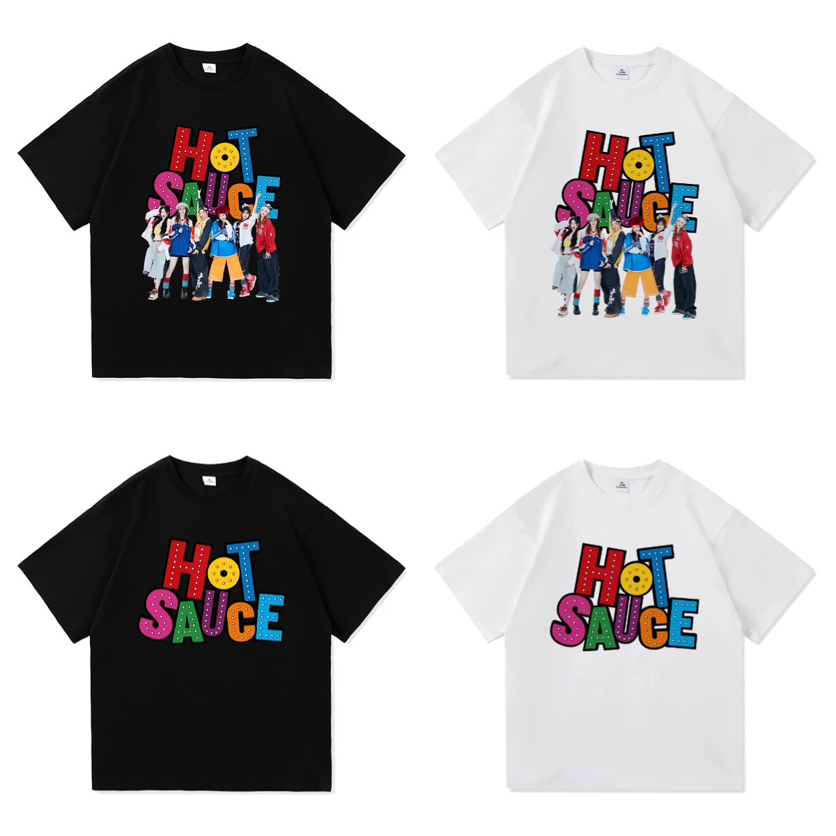 

Футболка BabyMonster Hot Sauce 2026: Новая коллекция, модная ретро-одежда для мужчин и женщин, винтажные топы в стиле Харадзюку, высококачественные хлопковые футболки