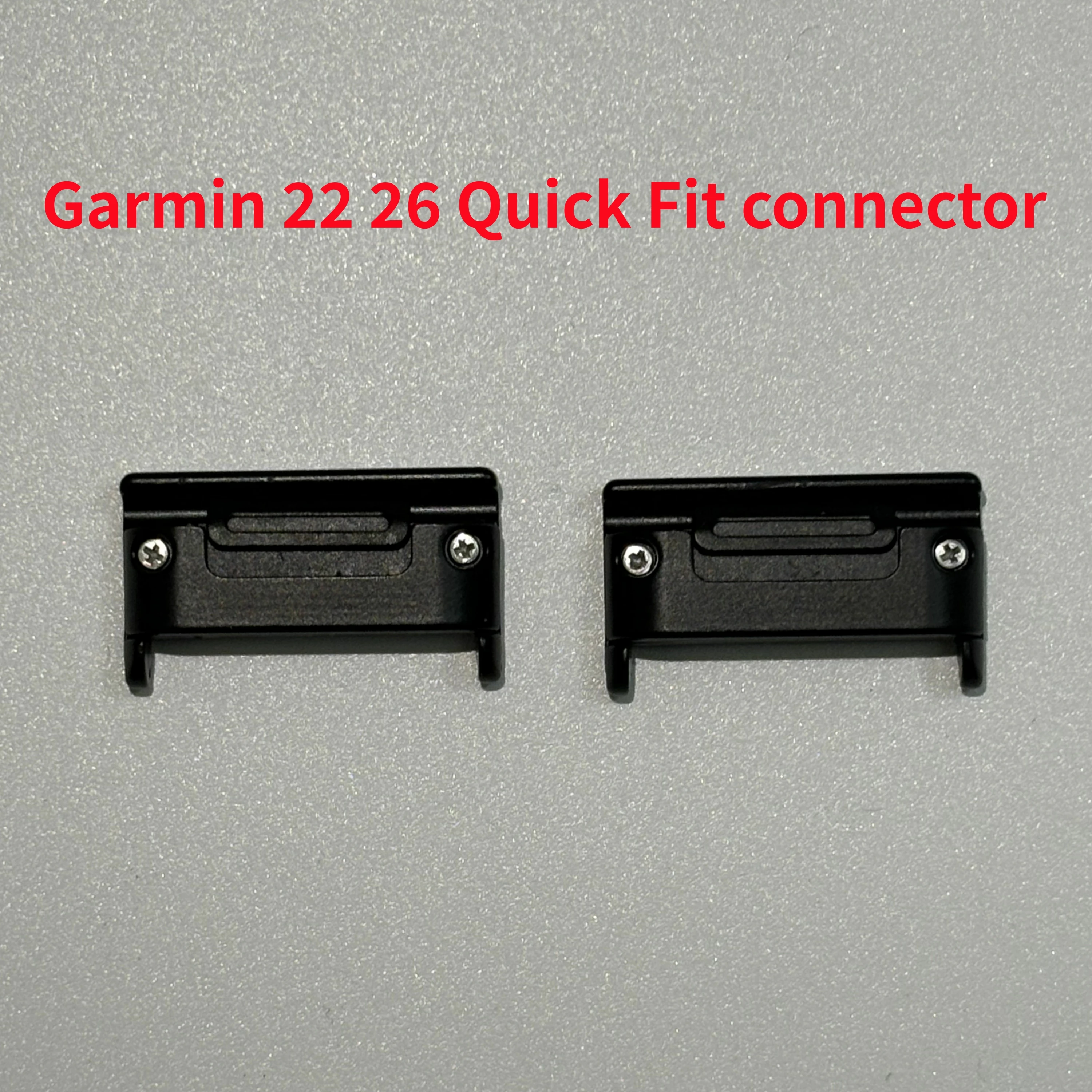 

Garmin 22 26mm Alloy Quick Release DIY Connector For Fenix5 5xPlus 6 6xPro 7 7x Easy Fit Buckle Strap Instinct2 Adapter