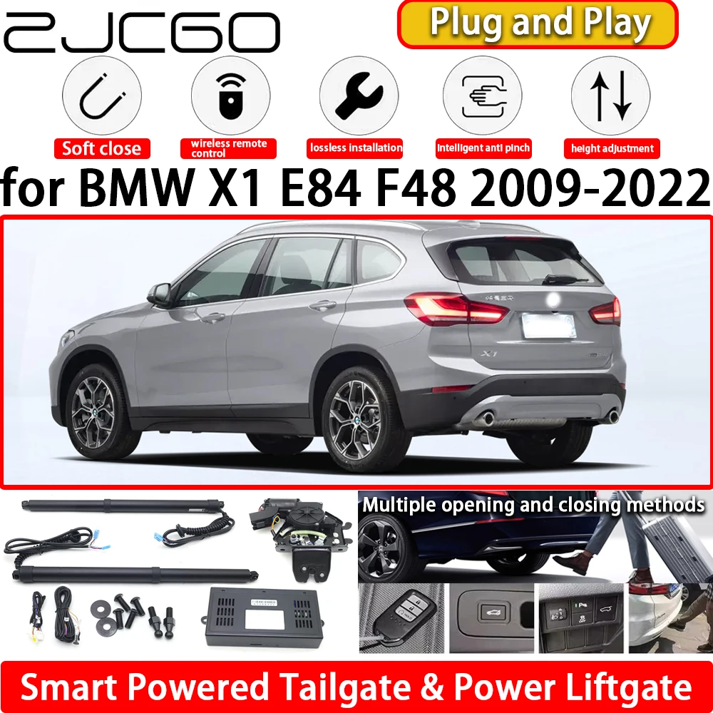 

ZJCGO for BMW X1 E84 F48 2009-2022 OEM Automatic Electric Powered Tailgate Power Liftgate Tail Gate Lift Kit System Plug & Play