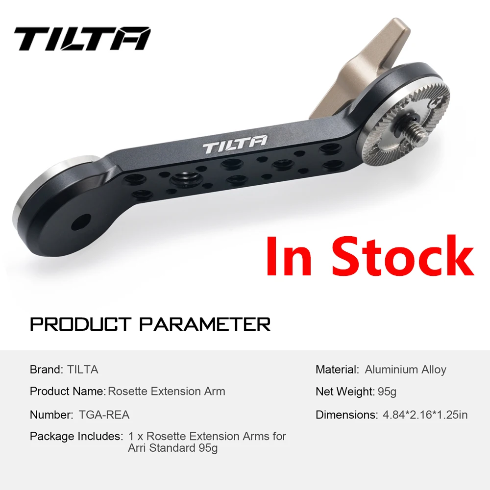 TILTA TGA-REA Rosette Extender Arm Counterweight for DJI RS2 RSC2 Gimbal for DJI RSC 2