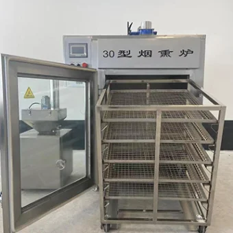 New Design Model 50KG Industrial Smoke Generator Smoking Furnace Meat Drying Smoking Machine
