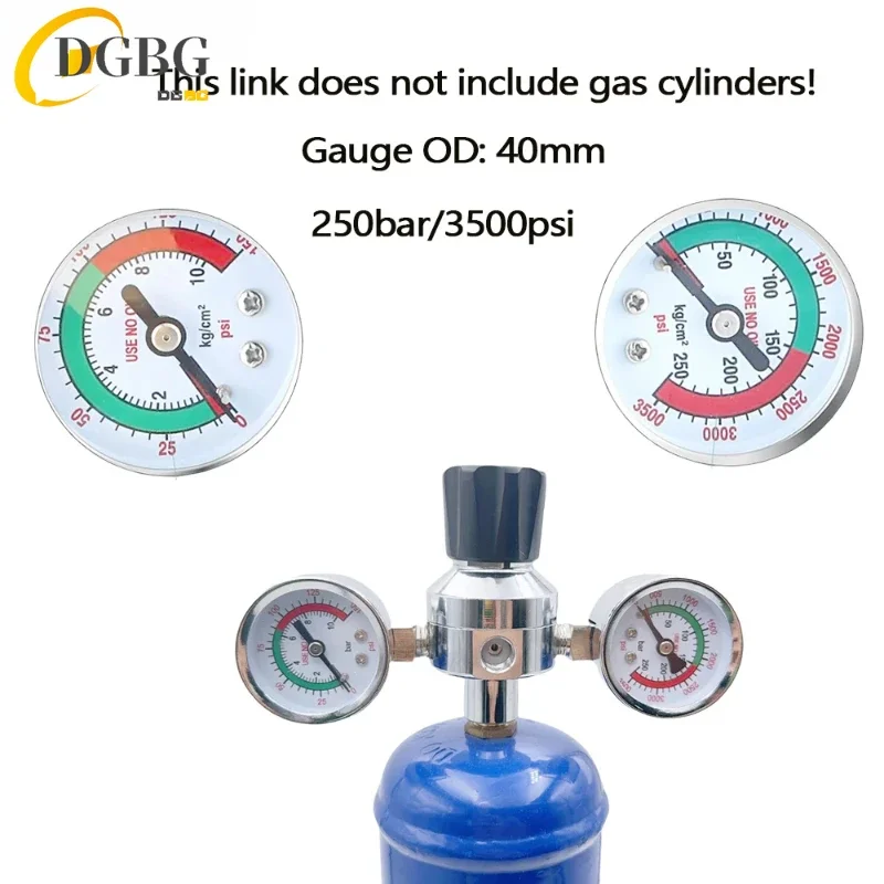 N2O Pressure Regulator Pressure Reduction Valve, for 580G, 615G, 640G,1100G, 2.2L, 3.3L Cream Charger Cylinder