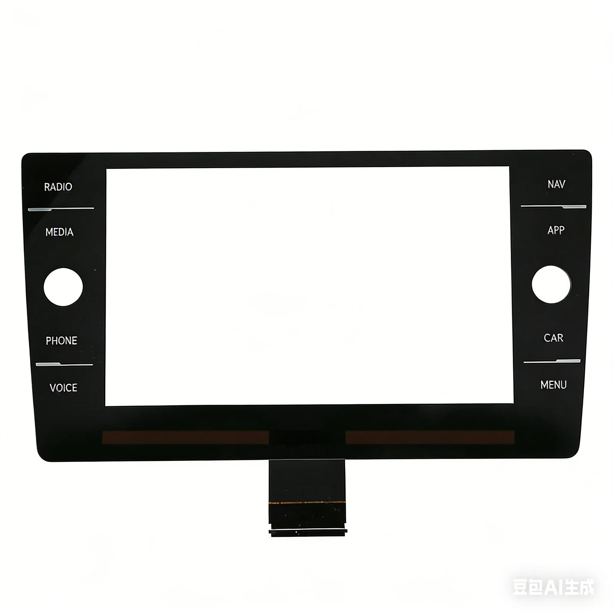 Afbeelding 3: 8 Inch Touchscreen Sensor Digitizer Voor Voor MIB2.5 Vw Golf 7 Passat B8 Polo MK6 5G6919605B