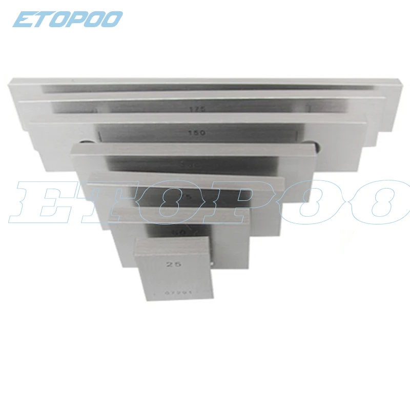 Individual Metric Steel Square Standard Gauge Block Size 100mm 125mm 150mm 175mm 600mm 700mm 800mm 900mm 1000mm Grade 0