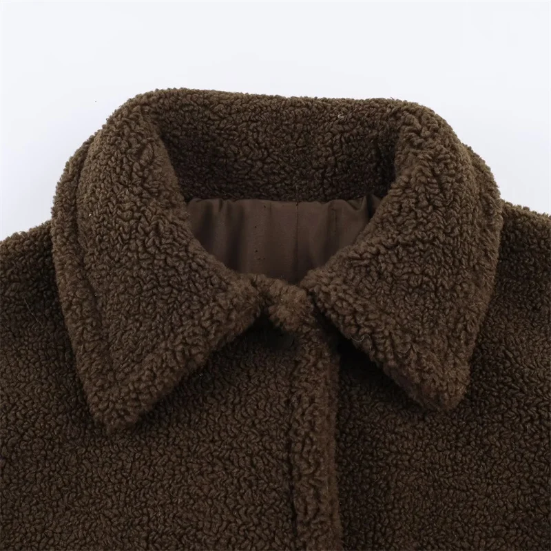 Manteau Long femme 2025 nouvelle mode automne hiver Parkas chauds épaissir manteau polaire pour femmes décontracté Chic dames manteau