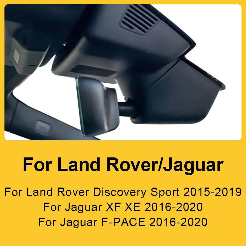 HD 2160P Car Dvr APP＆WIFI DashCam Night Vision For Land Rover Discovery Sport 2015-2019 / XF XE 2016-2020 / F-PACE 2016-2020