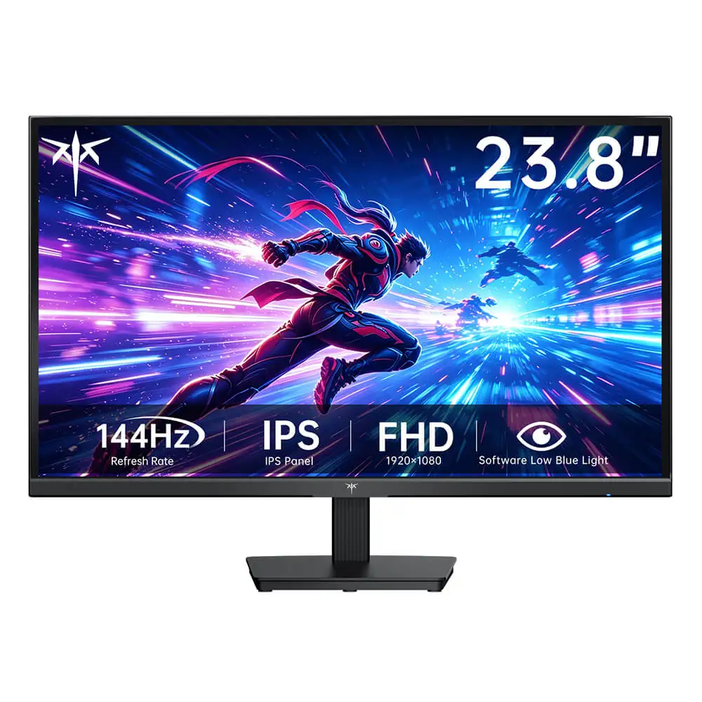 Hot KTC H24B9S-2 144Hz Gaming Monitor, 23,8' FHD IPS-scherm, 178° °   Brede kijkhoek, 113% SRGB, 16,7 miljoen kleuren, weinig blauw licht, 280 cd/m², HDMI & VGA, VESA 75x75mm montage, soepele gaming &