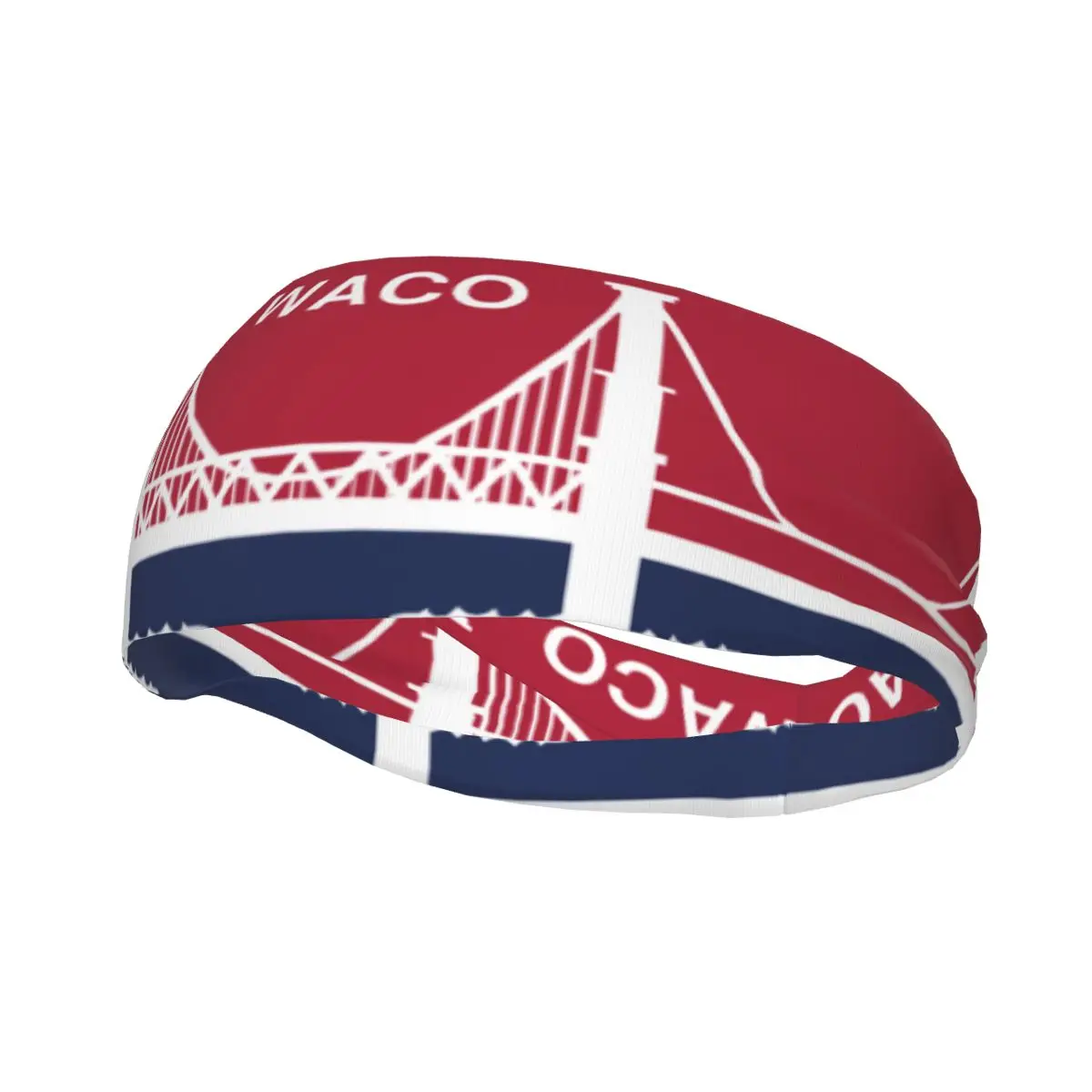 Sports Headband Portable Hair Band Flag Of Waco Texas Hair Wrap Brace Running Exercising Sweatband