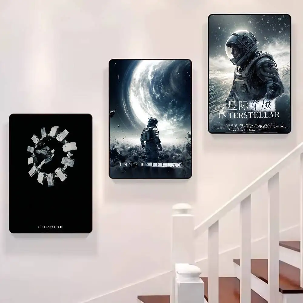 ملصق أفلام كلاسيكية I-Interstellar عالي الدقة جدار لاصق مقاوم للماء لغرفة المعيشة المنزلية وغرفة النوم والديكور الجمالي #3