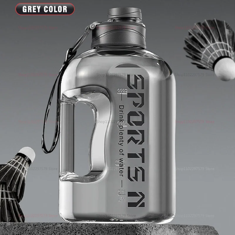 1700 مللي/2700 مللي كوب اللياقة البدنية BPA الحرة شرب زجاجة المحمولة سعة كبيرة PC زجاجة ماء رياضية في الهواء الطلق الصالة الرياضية غلاية ماء