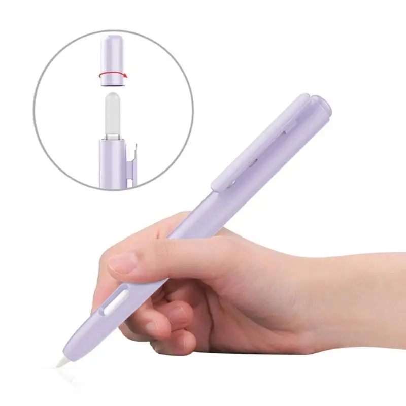 

R53C Protective Sleeve For Clickable Styluses Comfortable Hold Toolless Installation Scratches Guard