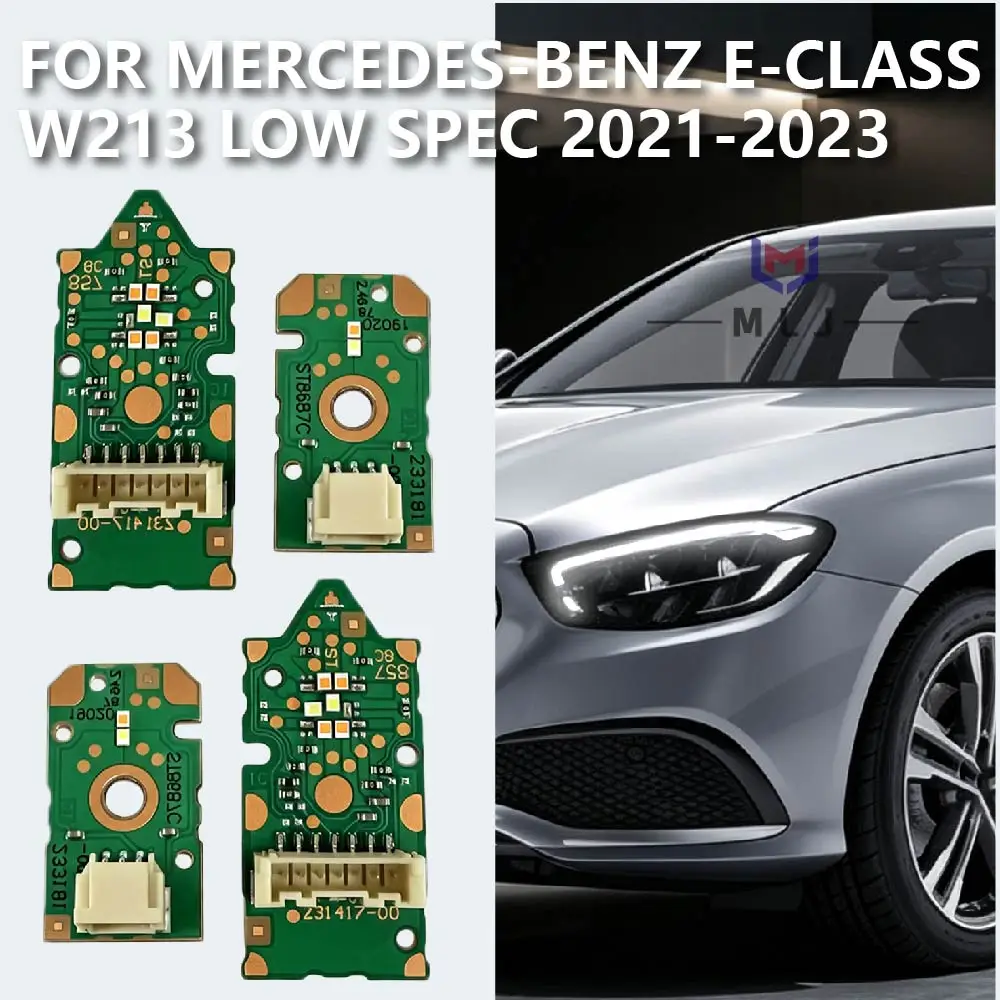 For 2021-2023 Mercedes-Benz E Class W213 Low-Spec White Headlight DRL Turning Signal DRL LED Board Light Source Chip Boards