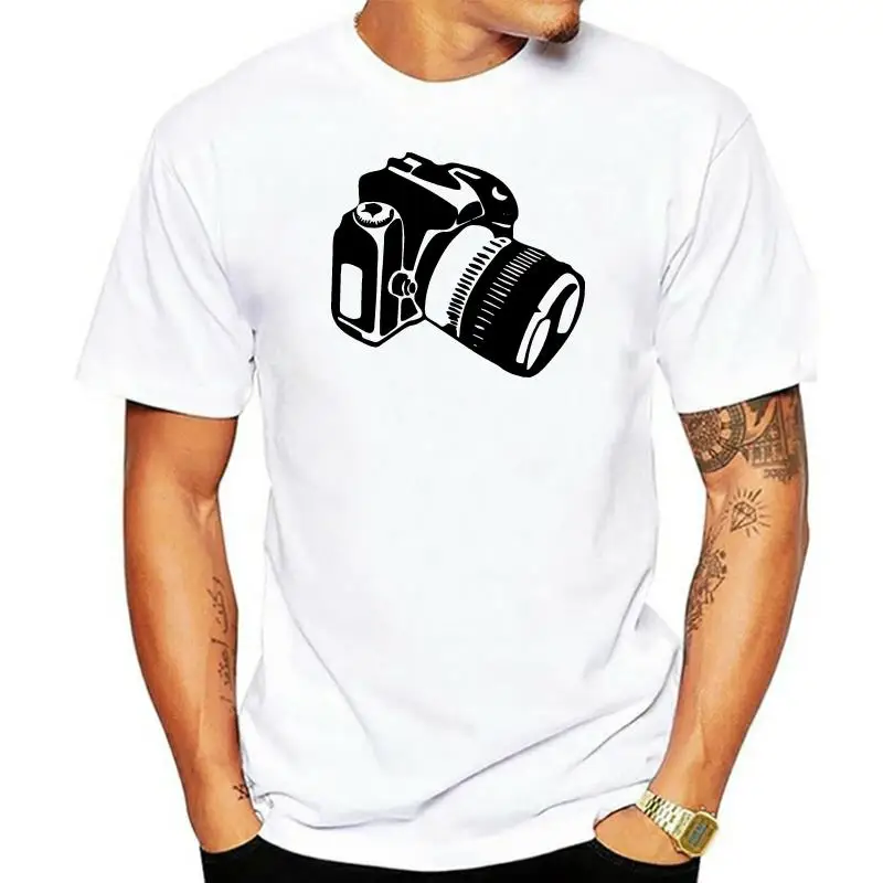 Men T Shirt  Summer 100% Cotton Tops Cool T Shirt Slr Camera Photography Lomo Vintage Retro Hipster Scene T Shirts For Men