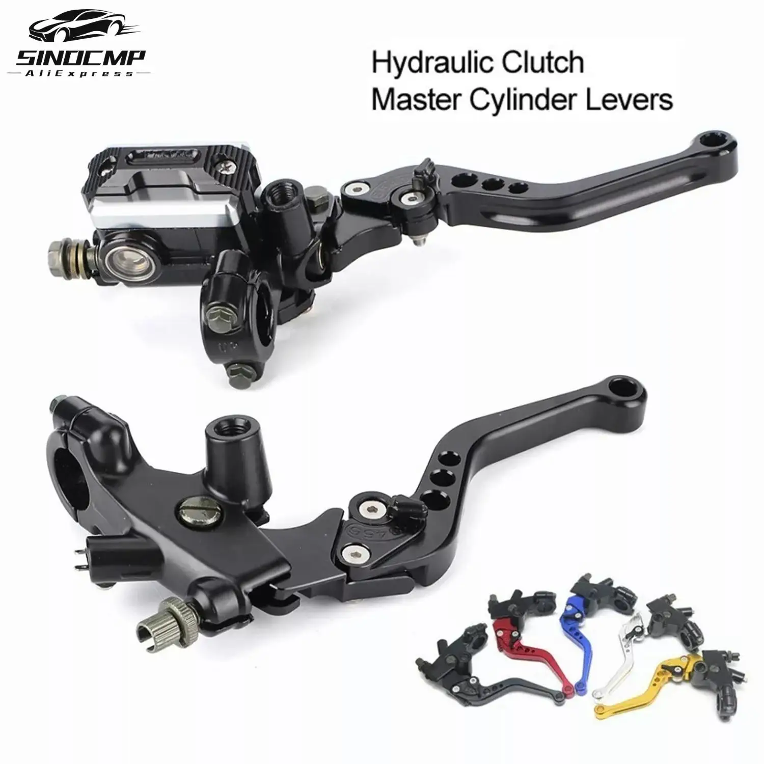

1Pair Motorcycle Pump Brake Handle Brake And Clutch Master Cylinder Lever Torque For Motorcycle ATV Handle Brake Accessories