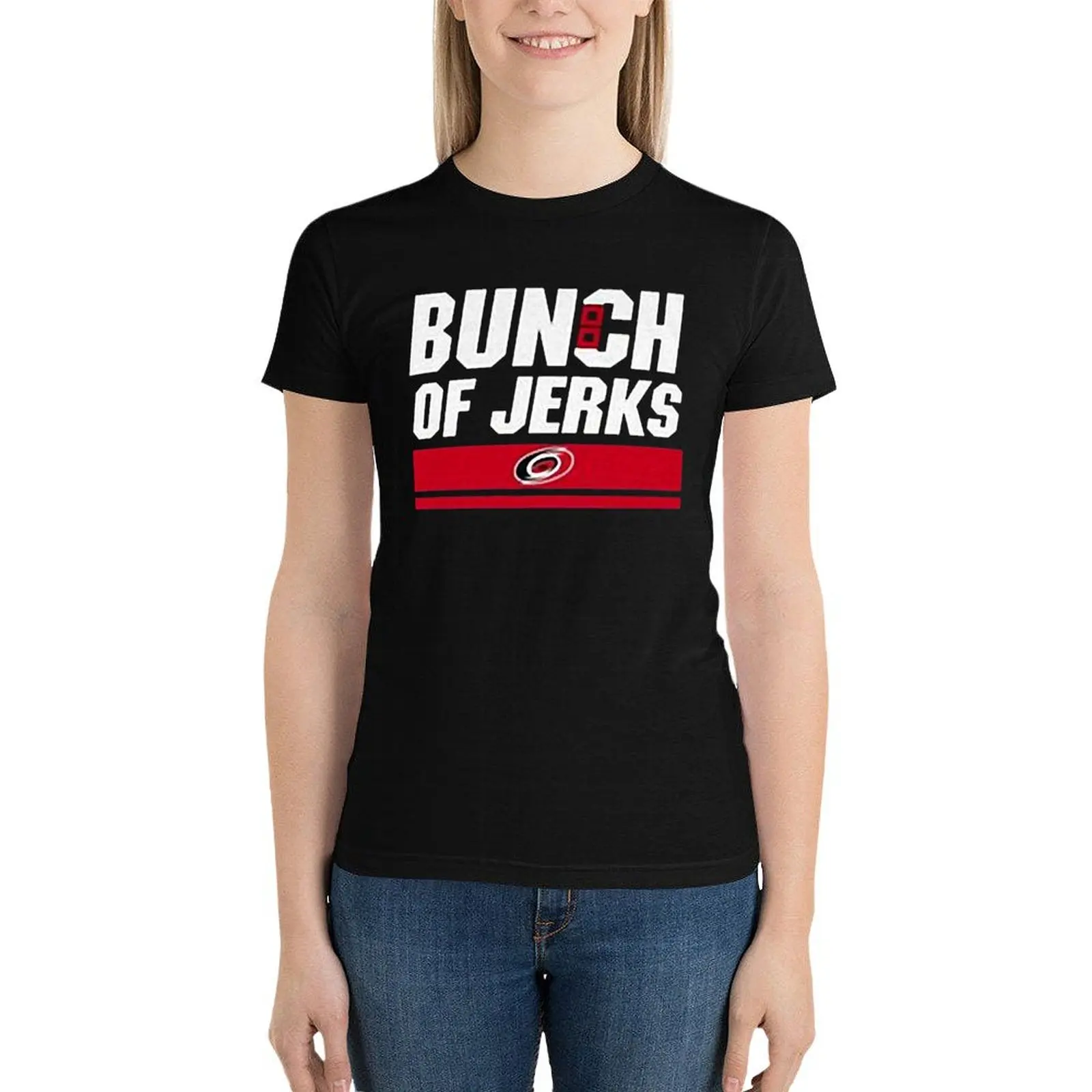 Bunch Of Jerks For Fans T-Shirt animal print shirt for girls cute tops Summer Women's clothing