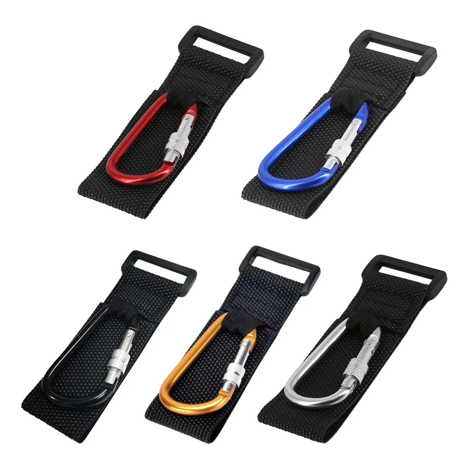 Loops Lashing Straps with Carabiner Bicycle Handlebar Hook Lashing Straps for Bicycles