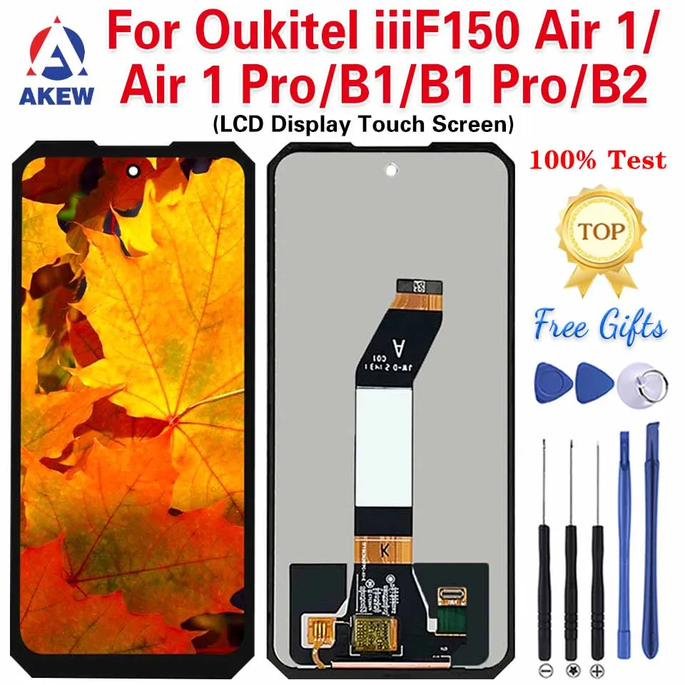 AKEW For IIIF150 B1 B1 Pro LCD Display IIIF150 Air 1 Air1 Pro B2 Touch Screen B1Pro Digitizer Assembly Phone Replacement Parts