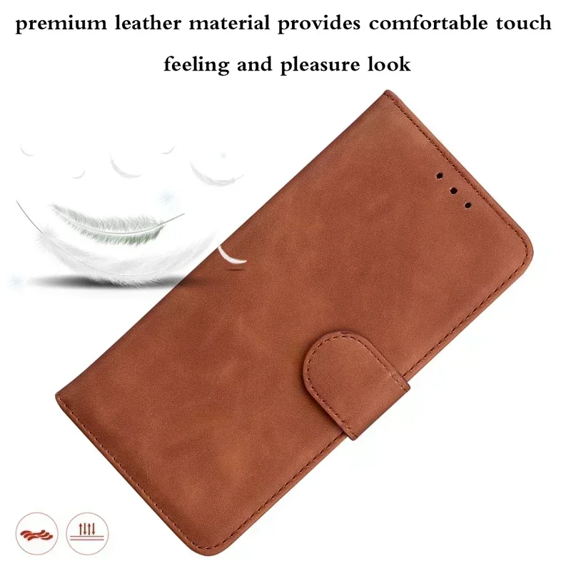 For Xiaomi Redmi A3 Case Solid Color Printed Leather Flip Phone Case for Xiomi Redmi A3 Cover RedmiA3 A 3 Card Slots Coque Funda