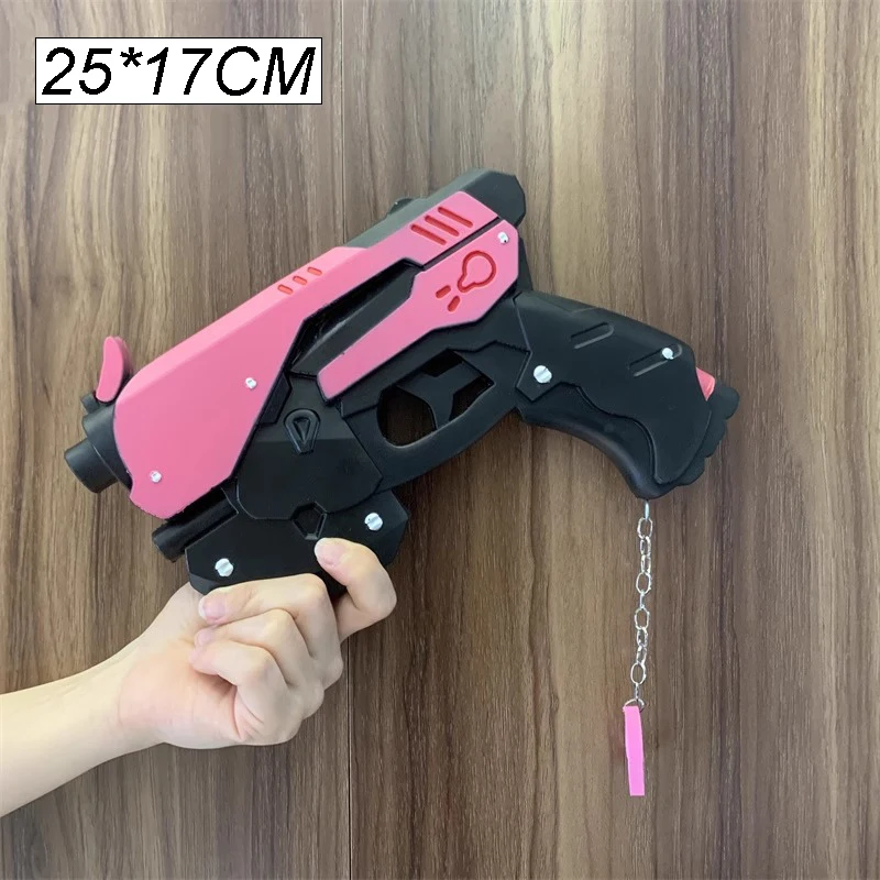 Overwatch D.Va Mei Cosplay Props PU Rubber Material Weapons Pistols Toy Game Uniform Accessories Halloween Christmas Carnival