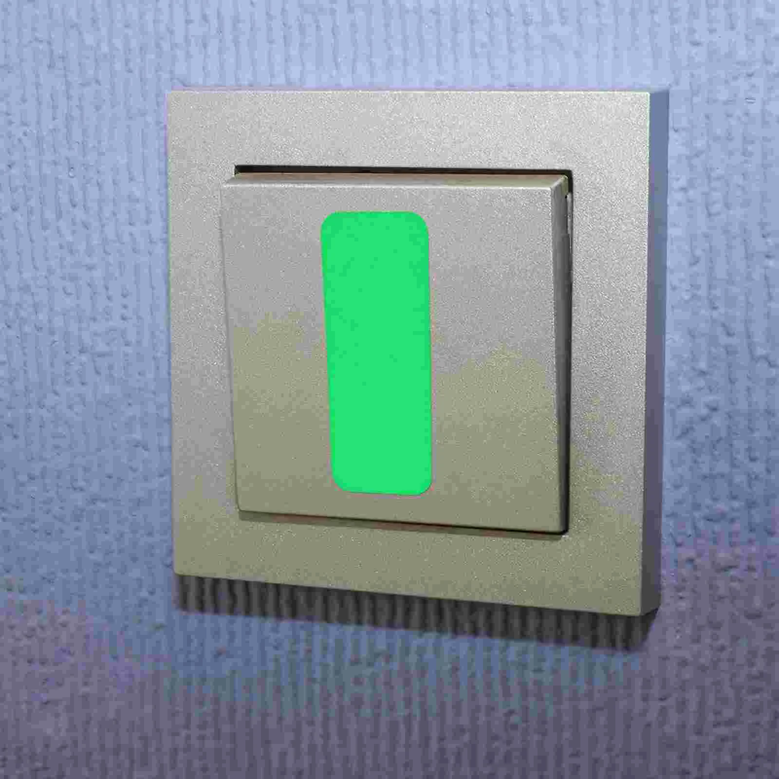 Light Switch Labels Luminous Stickers Night Glowing Decal at Outlet Covers Decals