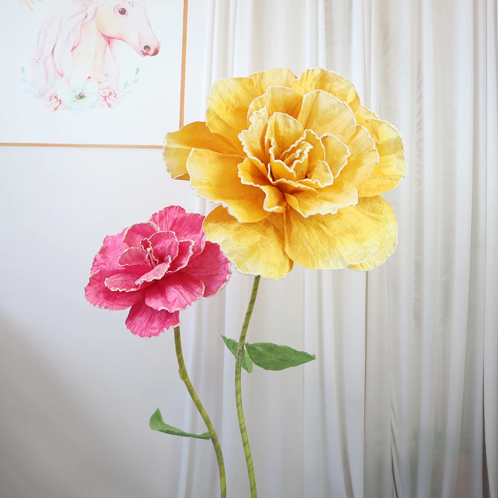 Velvet Rose Bouquet Props for Decoration, Artificial Flowers, Wedding, Proposal, Ceremony, Party Supplies, High Quality, 40cm