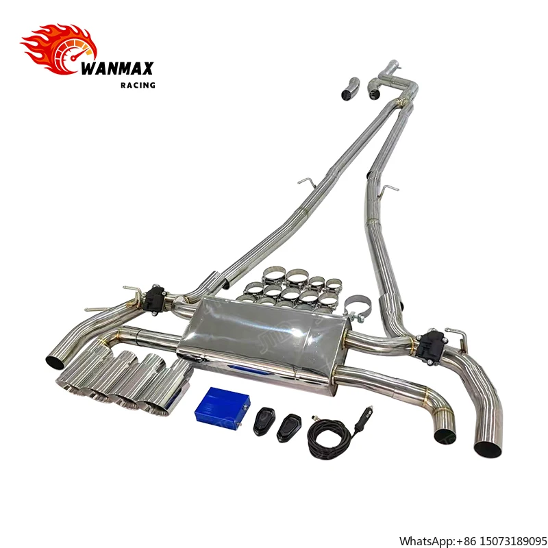 

Performance 304 Stainless Steel Exhaust Valved Catback for 5 Series G30 540I B58 Exhaust System