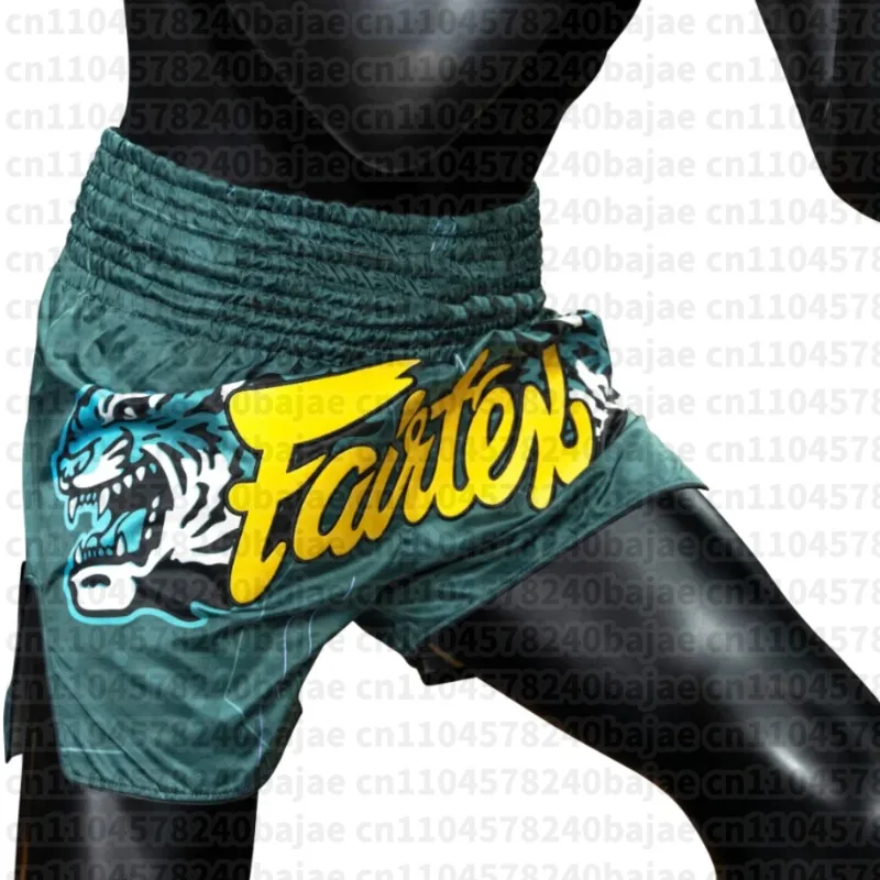 Thai Boxing Shorts for Adult Men and Women Kid- Boxing Training and Muay Thai Fighting Exercise Shorts