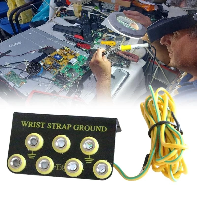 R9UF Anti Static Grounding Connectors L Work Essential With Conductive Base