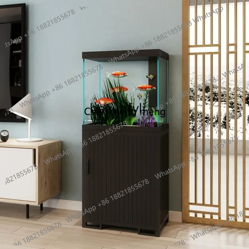 LHY26 ss LBX Fish Tank Living Room Small Household Change Water Bottom Filter Aquarium Super White Glass Landscaping Fish Globe