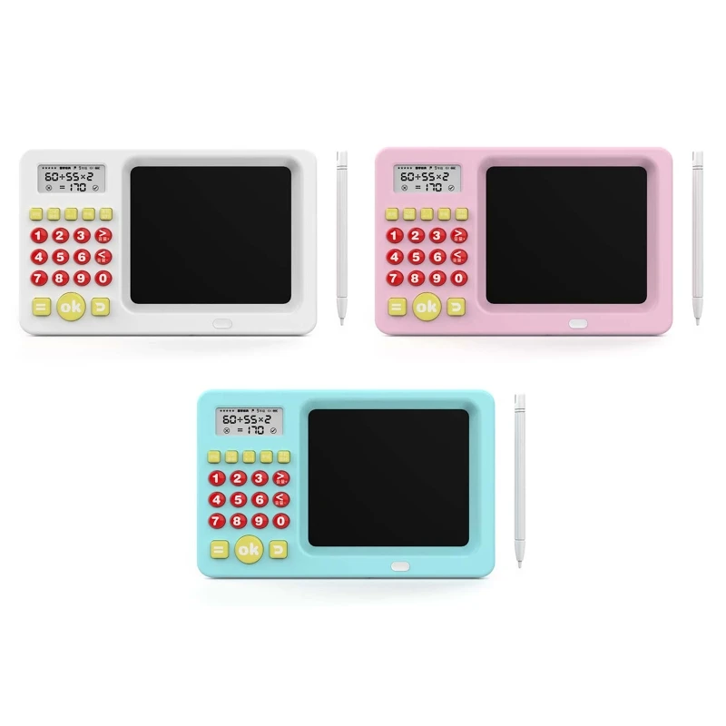 

Children's Mathematics Early Education Machine Student Calculator Thinking Training Handwriting Tablet Dropship