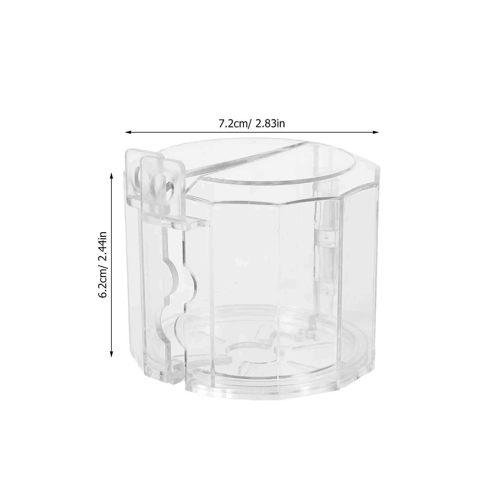 Capa de Bloqueio de Válvula de Plástico Transparente Protetor de Cabo de 2,8 Polegadas de Diâmetro Dispositivo de Bloqueio de Válvula Industrial para Emergências