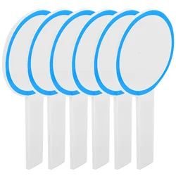 Tablero de puntuación de 6 piezas, pizarra blanca de caramelo, borrado en seco, espuma borrable, juego de respuesta para niños