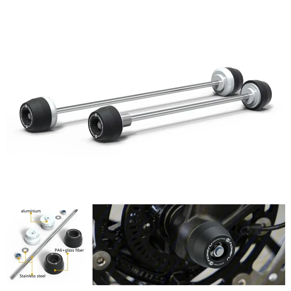 

For Honda CBR1000RR CBR1000RR-R SP 2017-2024 Front Rear Axle Fork Sliders Motorcycle Frame Crash Protector Wheel